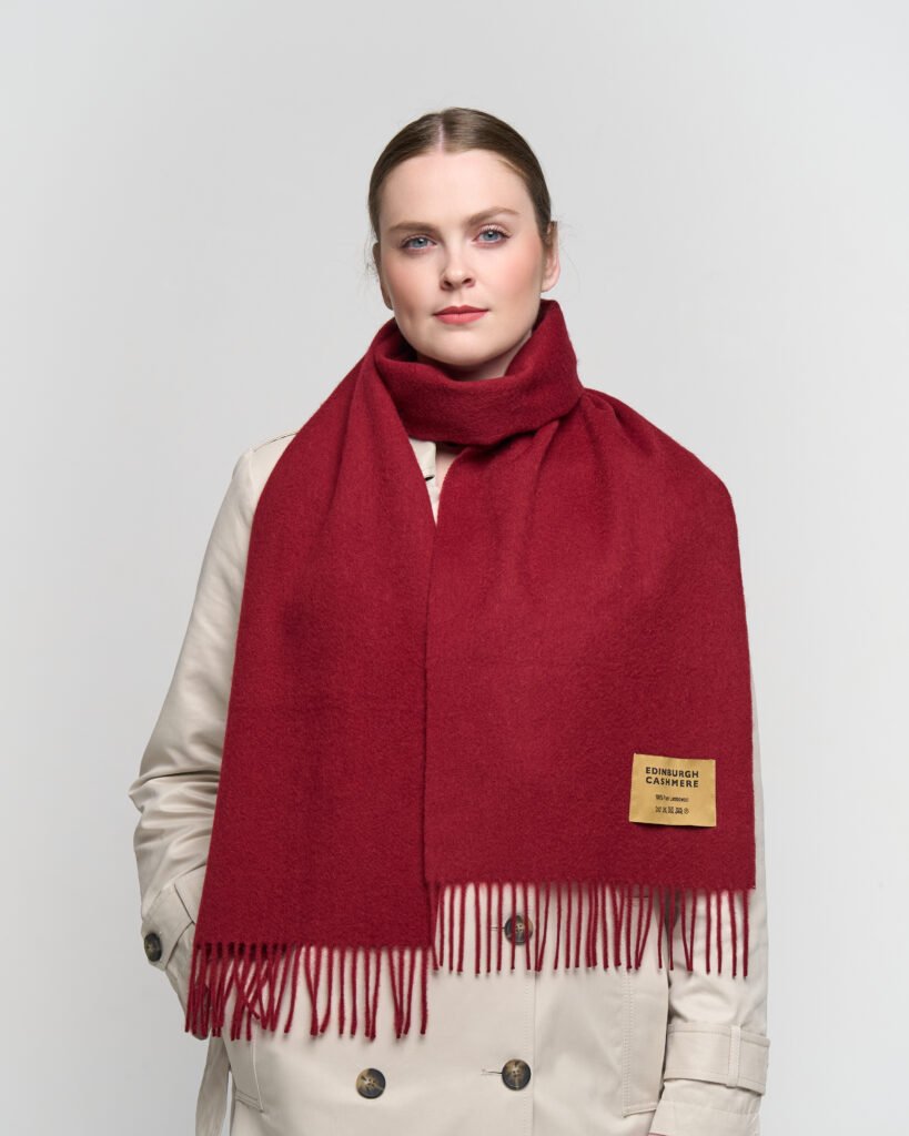 Edinburgh Cashmere scarf signature gift box