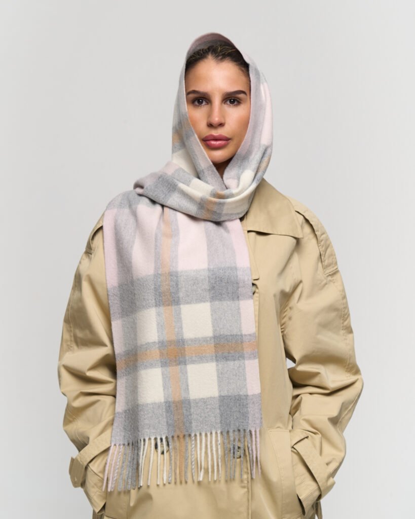 Edinburgh Cashmere DC Check luxury Scottish heritage gifts UK