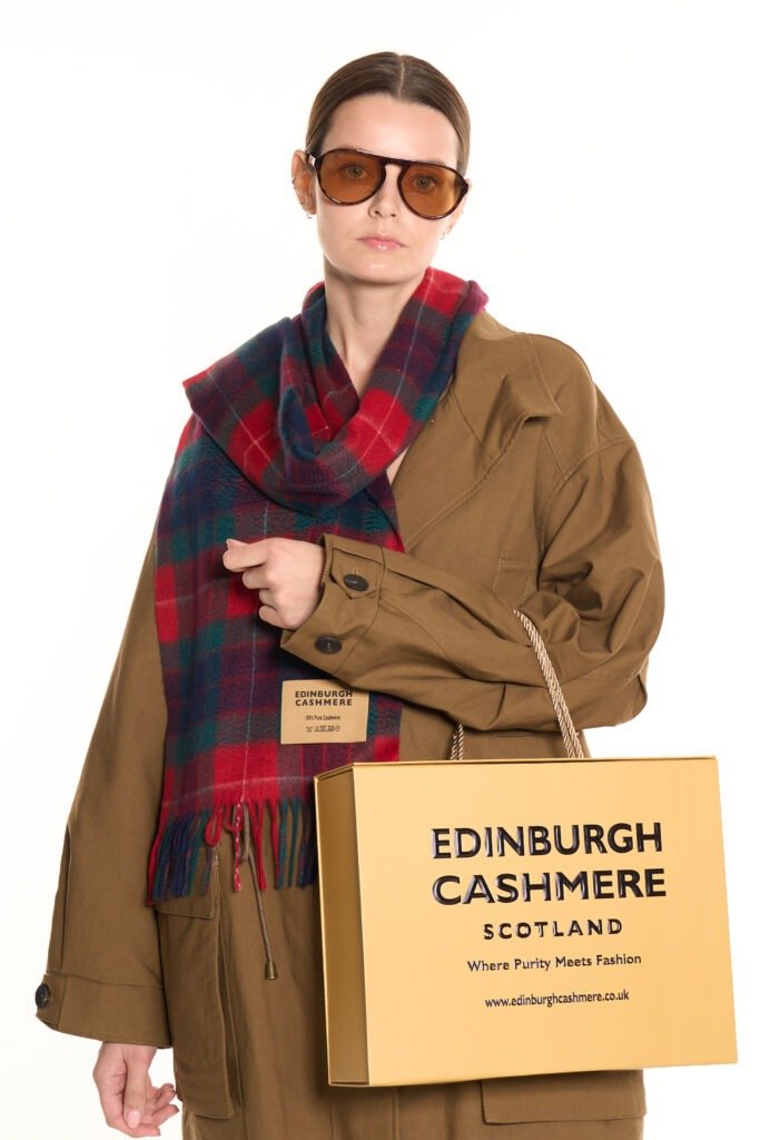 The DC Scott and DC Check Cashmere Scarves